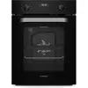 Image de Klarstein SmartSlim Four Encastrable 45 cm - 49 L, 9 Fonctions, Minuterie Numérique, Nettoyage à la Vapeur, Gril Ventilé, Verre Trempé Noir, Classe Énergétique A