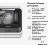 Image de Klarstein Amazonia Mini Lave Vaisselle   Compact, 7 Programmes, 5L Réservoir ou Raccordement, , Silencieux 58dB, Affichage Digital, Portable, Lave Vaisselle Compact, Noir