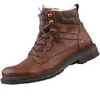 Image de Mustang Chaussures à lacets pour hommes Chaussures à lacets hautes - Cognac - Taille 45