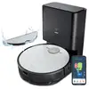 Image de MEDION Aspirateur Robot X50 SW - avec station d'aspiration - fonction balayage - navigation laser - 8 000 Pa - Blanc - Neuf