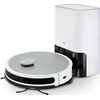 Image de MEDION Robot aspirateur avec station d'aspiration et fonction balayage X21 SW (navigation laser, forte puissance d'aspiration de 3000Pa, aspirateur robot 2en1, création précise de cartes, zones Go & No Go, plusieurs étages)