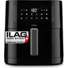 Image de MEDION E40 XL Friteuse à air chaud (5,2 litres, Airfryer, 2.150 Watt, 9 programmes automatiques, fonction cuisson, friture sans huile, panneau detactile, affichage LED, MD 11740) noir