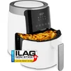 Image de MEDION P40 L Friteuse à air chaud (4,7 litres, Airfryer, 1500 watts, utilisation simple, friture sans huile, minuterie 60 min, jusqu'à 200° C, revêtement antiadhésif, MD13030) blanc