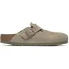 Image de Birkenstock Boston Faded Khaki Normal Footbed - Pantoufles - 1025788