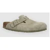 Image de Birkenstock Boston Suede Leather Narrow Sandales vert 42