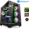 Image de PC de jeu, AMD Ryzen 7 7800X3D, 4200 MHz, GeForce RTX 5070 Ti, 32 Go DDR5 RAM, 2000 Go M.2 SSD, Windows 11 Home, USB 3.2 | M11820H