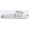 Image de Adidas adilette Femme - Tongues et Sandales, Blanc - Taille 39 1/3 - Maille/synthétique
