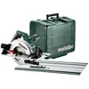 Image de Metabo   Scie Circulaire Portative 1200w   Profondeur De Coupe 55mm   Ø De Lame 160mm   Vitesse 5600tr/min   Avec Rail De Guidage Fs 80