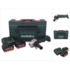 Image de Metabo WPB 18 LT BL 11-125 Quick Akku-Winkelschleifer 18V (2 x Akku) 613059660