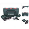 Image de Metabo W 18 7-125 Meuleuse d'angle sans fil 18 V 125 mm + 2x batterie 4,0 Ah + chargeur + metaBOX ( 602371510 )