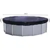 Image de Quick-star - Solaire Couverture De Piscine D'Hiver Ronde 200g / M² Pour Piscine De Taille 320 - 366 Cm Dimension Bâche Ø 420 Cm Noir