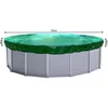 Image de Quick-star - Couverture De Piscine D'Hiver Ronde 200g / M² Pour Piscine De Taille 420 - 460 Cm Dimension Bâche Ø 520 Cm Vert