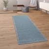 Image de Tapis d'intérieur et d'extérieur Balcon Terrasse Tapis de cuisine Bordures Design Turquoise Taille 160 cm Rond