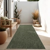 Image de In & Outdoor Tapis tissé plat uni moderne résistant aux intempéries pour terrasse cuisine Taille 60x100 cm