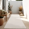 Image de In & Outdoor Tapis tissé plat uni moderne résistant aux intempéries pour terrasse cuisine Dimension 80x150 cm