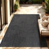 Image de In & Outdoor Tapis tissé plat uni moderne résistant aux intempéries pour terrasse cuisine Dimension 200x280 cm