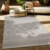 Image de Tapis d'extérieur en lin tissé moderne Boho Ethno résistant aux intempéries extérieur Taille 80x250 cm