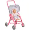 Image de Accessoires pour poupée - COROLLE - Poussette fleurie - pour poupée de 30 cm - à partir de 18 mois