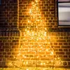 Image de Sapin de Noël LED Galaxy semi-circulaire 200 cm 200 LED blanc chaud, pour fixation murale