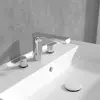 Image de V&B Mélangeur lavabo 3 trous Liberty sans vidage, régulateur réglable, chromé