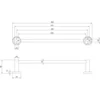 Image de Villeroy & Boch Tva15100100076 Porte-serviettes Elements - Tender