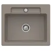 Image de Villeroy&boch - Evier 1 Bac Villeroy Et Boch Siluet 60 S Timber Ceramicplus Avec Vidage Manuel