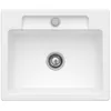 Image de Villeroy&boch - Evier 1 Bac Villeroy Et Boch Siluet 60 S Stone White Ceramicplus Avec Vidage Manuel