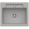 Image de Villeroy&boch - Evier 1 Bac Villeroy Et Boch Siluet 60 S Fossile Ceramicplus Avec Vidage Manuel
