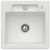 Image de Villeroy&boch - Evier 1 Bac Villeroy Et Boch Siluet 50 S Steam Ceramicplus Avec Vidage Manuel
