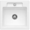 Image de Villeroy&boch - Evier 1 Bac Villeroy Et Boch Siluet 50 S Stone White Ceramicplus Avec Vidage Manuel