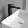 Image de V&B Mitigeur monocommandé pour lavabo ARCHITECTURA SQUARE, avec vidage à poussoir, matt black