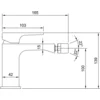 Image de Villeroy & Boch Tvb12500100064 Mitigeur Monocommande Pour Bidet Architectura