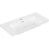 Image de Vasque à poser Villeroy & Boch Subway 3.0, 1 trou pour robinet, avec trop-plein, non rectifié, 1000x470mm, 4A70A5RW