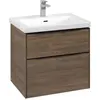 Image de Villeroy & Boch Subway 3.0 armoire sous lavabo, 2 tiroirs, 622x576x478mm, C57601VH