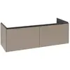 Image de Villeroy & Boch Subway 3.0 armoire sous lavabo, éclairage LED, 2 tiroirs, 1272x429x478mm, C567L1VM