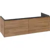 Image de Villeroy & Boch Subway 3.0 armoire sous lavabo, éclairage LED, 2 tiroirs, 1272x429x478mm, C567L1RH