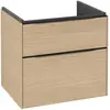 Image de Villeroy & Boch Subway 3.0 armoire sous lavabo, éclairage LED, 2 tiroirs, 622x576x478mm, C576L1VJ