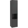 Image de Villeroy & Boch Subway 3.0 Armoires hautes, 1 compartiment ouvert et 2 portes, butée à droite, 400x1710x362mm, C58901RK