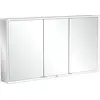 Image de Villeroy & Boch My View Now armoire de toilette apparente, 3 portes, avec éclairage, avec variateur à détecteur, 1400x750x168mm, A4551400