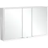 Image de Villeroy & Boch My View Now armoire de toilette encastrée, 3 portes, avec éclairage, avec variateur à détecteur, 1300x750x167,5mm, A4561300