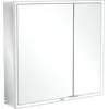 Image de Villeroy & Boch My View Now armoire de toilette apparente, 2 portes, avec éclairage, avec interrupteur marche/arrêt, compatible Smart Home, 800x750x168mm, A4578000