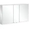Image de Villeroy & Boch My View Now armoire de toilette apparente, 3 portes, avec éclairage, avec interrupteur marche/arrêt, compatible Smart Home, 1300x750x168mm, A4571300