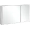 Image de Villeroy & Boch My View Now Armoire de toilette encastrée, 3 portes, avec éclairage, avec variateur à détection, 1400x750x167,5mm, A4561400