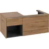 Image de Villeroy & Boch Subway 3.0 armoire sous lavabo, 2 tiroirs, lavabo à droite, élément d'étagère en bas à gauche, 1001x422,5x516mm, C57100RH