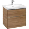 Image de Villeroy & Boch Subway 3.0 armoire sous lavabo, 2 tiroirs, 622x576x478mm, C57600RH
