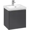 Image de Villeroy & Boch Subway 3.0 armoire sous lavabo, 1 porte butée à gauche, 423x429x378mm, C58100VR
