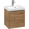 Image de Villeroy & Boch Subway 3.0 armoire sous lavabo, 1 porte butée à droite, 423x429x378mm, C58200RH