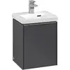 Image de Villeroy & Boch Subway 3.0 armoire sous lavabo, 1 porte butée à gauche, 351x429x309mm, C58300VR