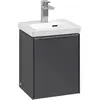 Image de Villeroy & Boch Subway 3.0 armoire sous lavabo, 1 porte butée à droite, 351x429x309mm, C58400VR