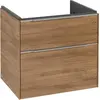 Image de Villeroy & Boch Subway 3.0 armoire sous lavabo, éclairage LED, 2 tiroirs, 622x576x478mm, C576L0RH